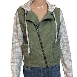 Mossimo Supply Co. Olive and Heather Utility Jacket